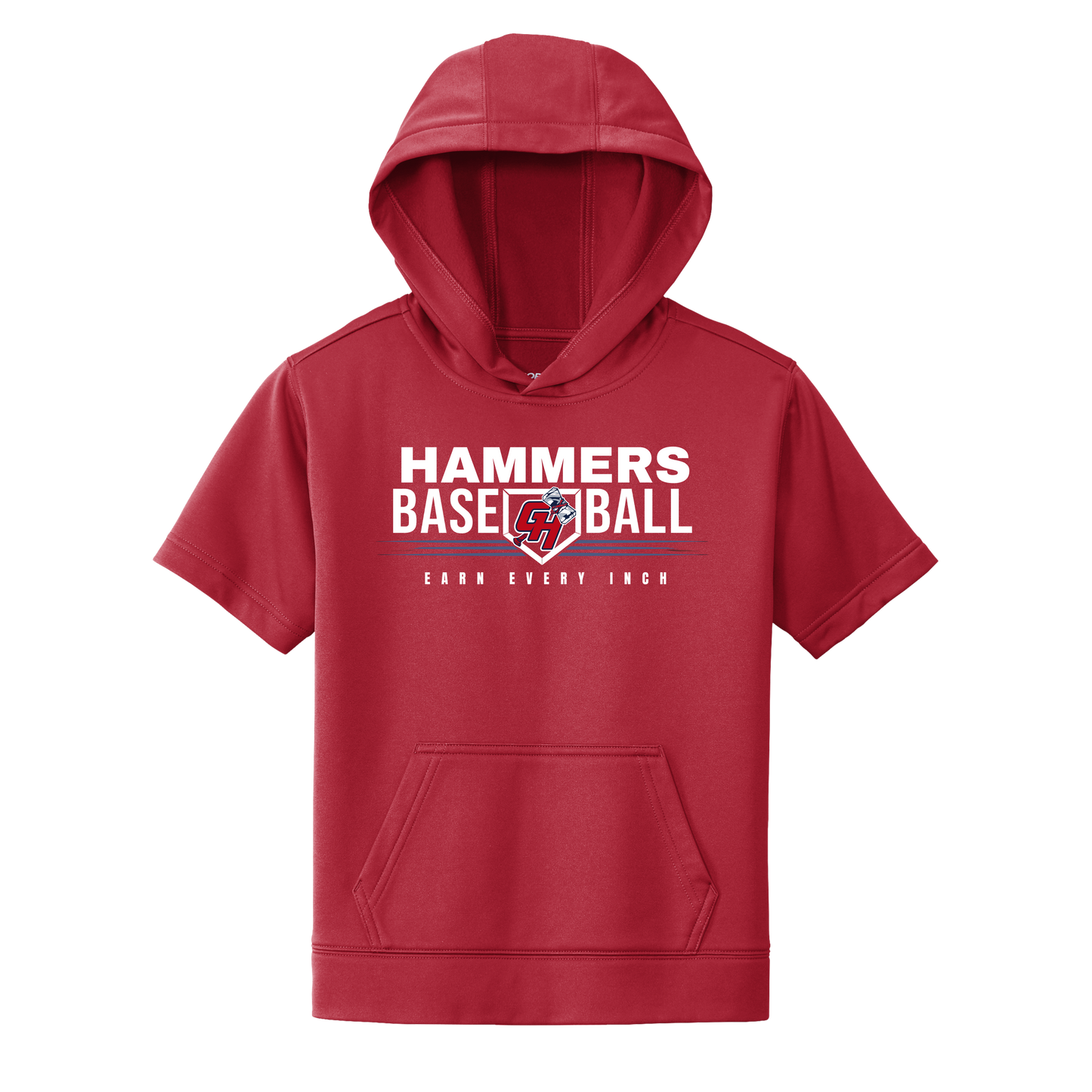 Earn Every Inch Short Sleeve Hoodie