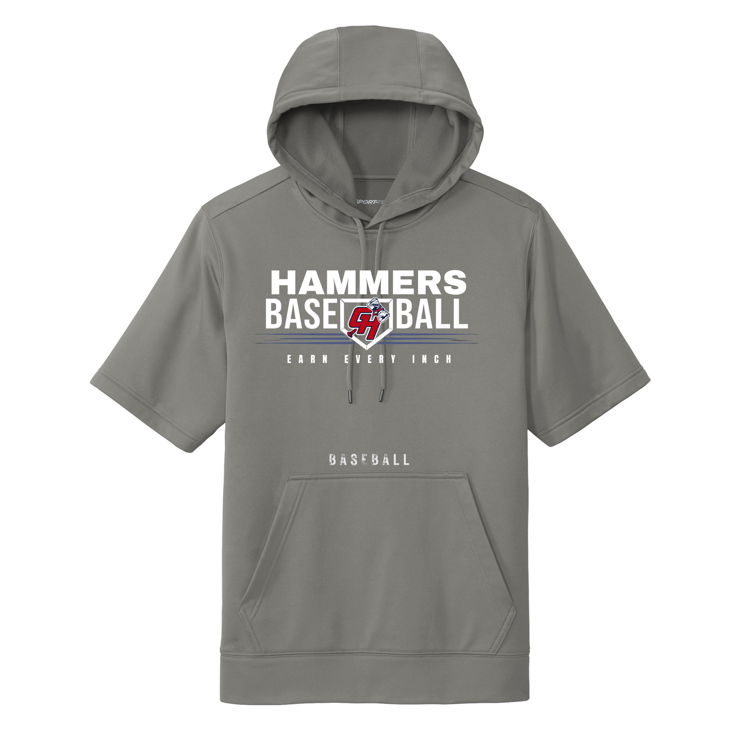 Earn Every Inch Short Sleeve Hoodie
