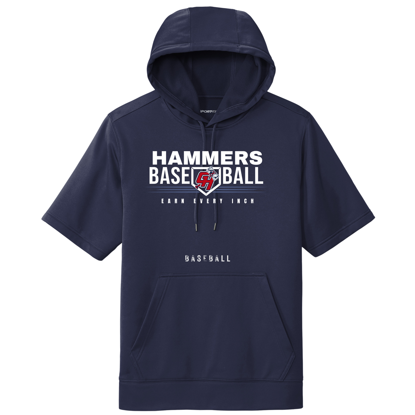 Earn Every Inch Short Sleeve Hoodie
