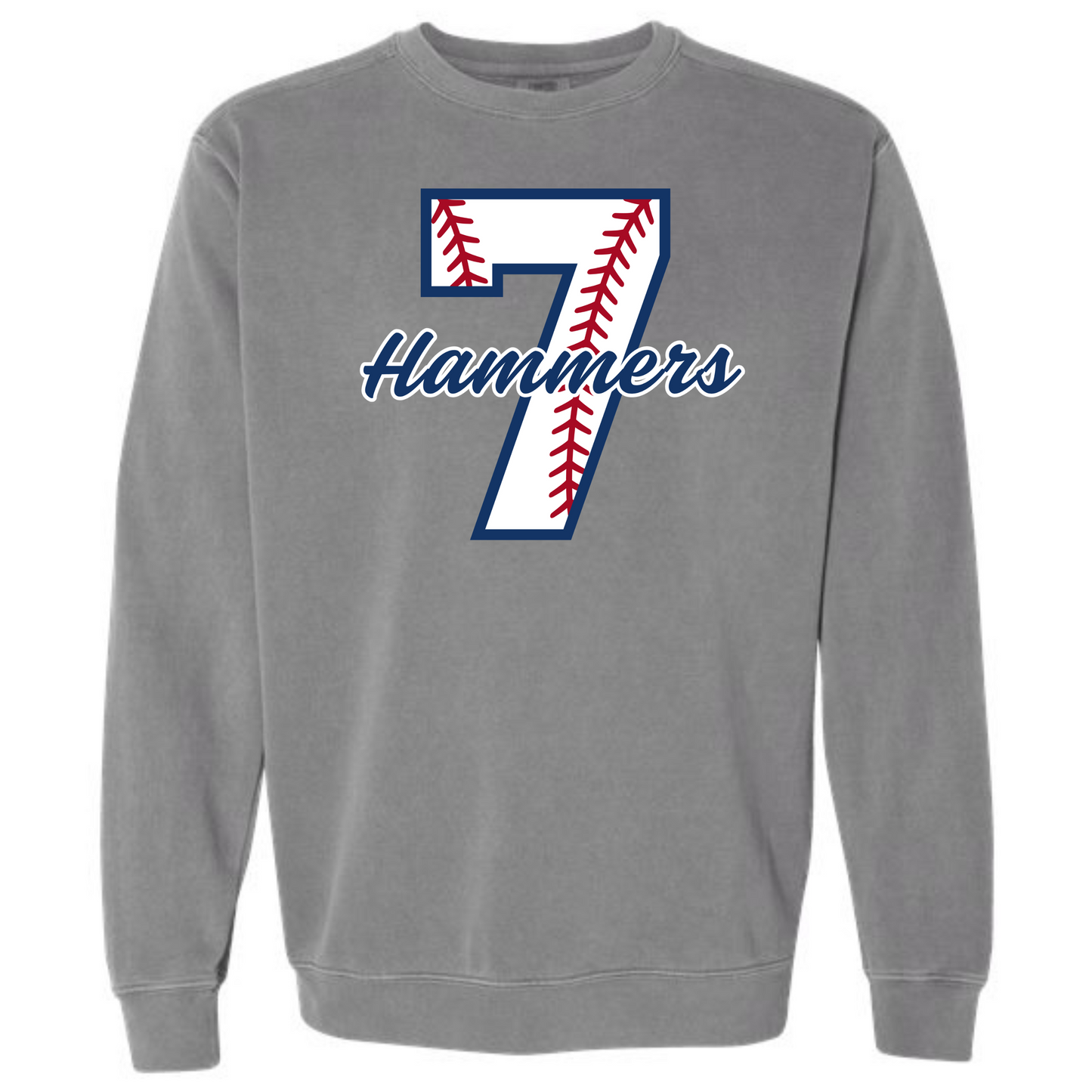 Hammers Number Design Short Sleeve Shirt or Crewneck Sweatshirt