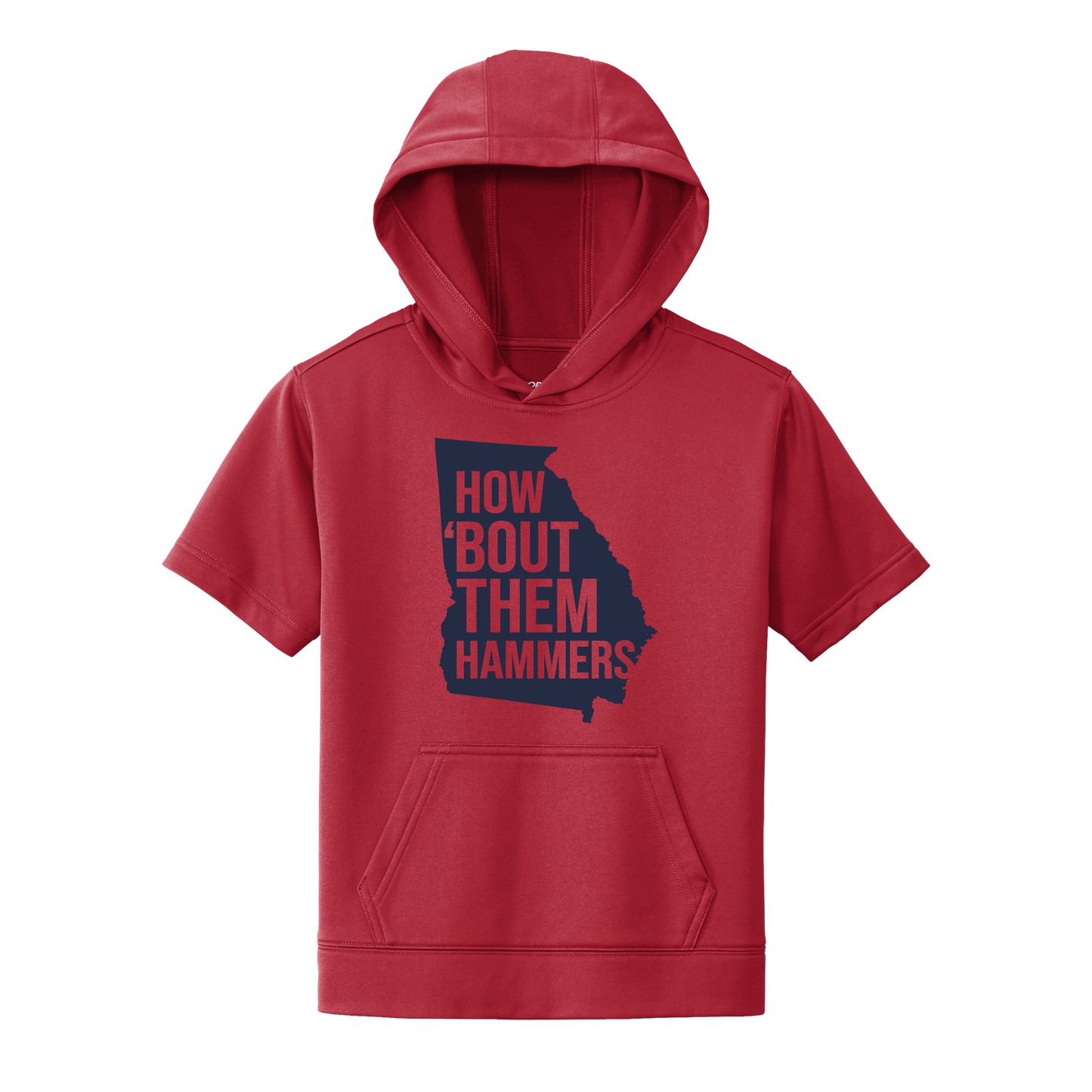 Short Sleeve Hoodie How Bout Them Hammers