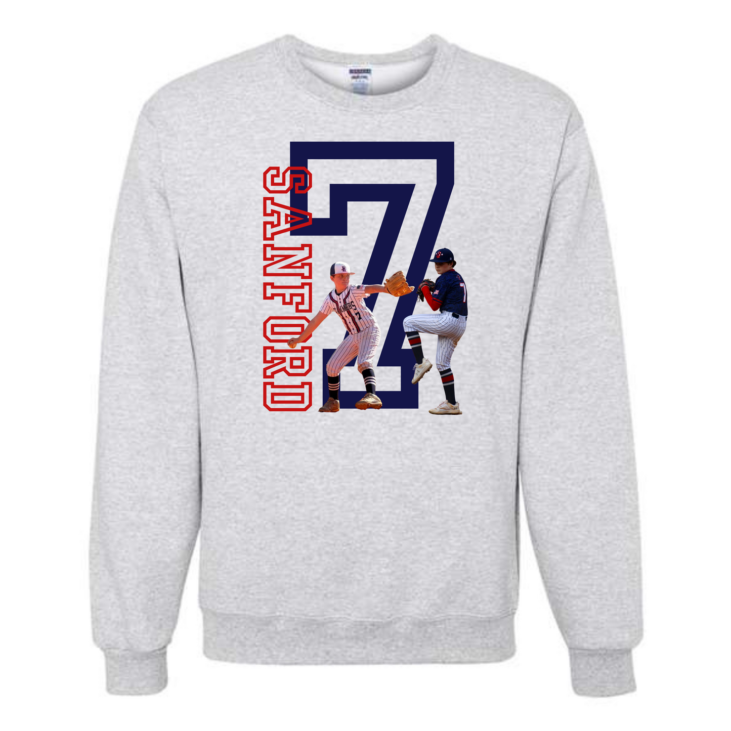Action Shot Short Sleeve Shirt or Crewneck Hoodie