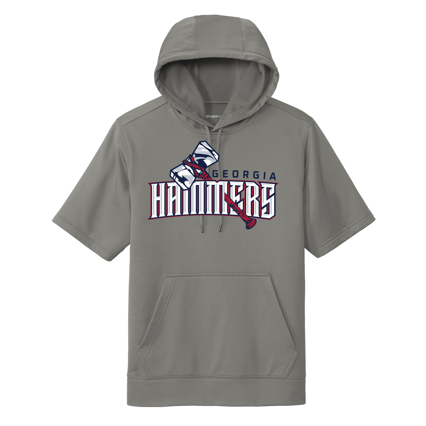 Georgia Hammers Arch Short Sleeve Hooded Pullover