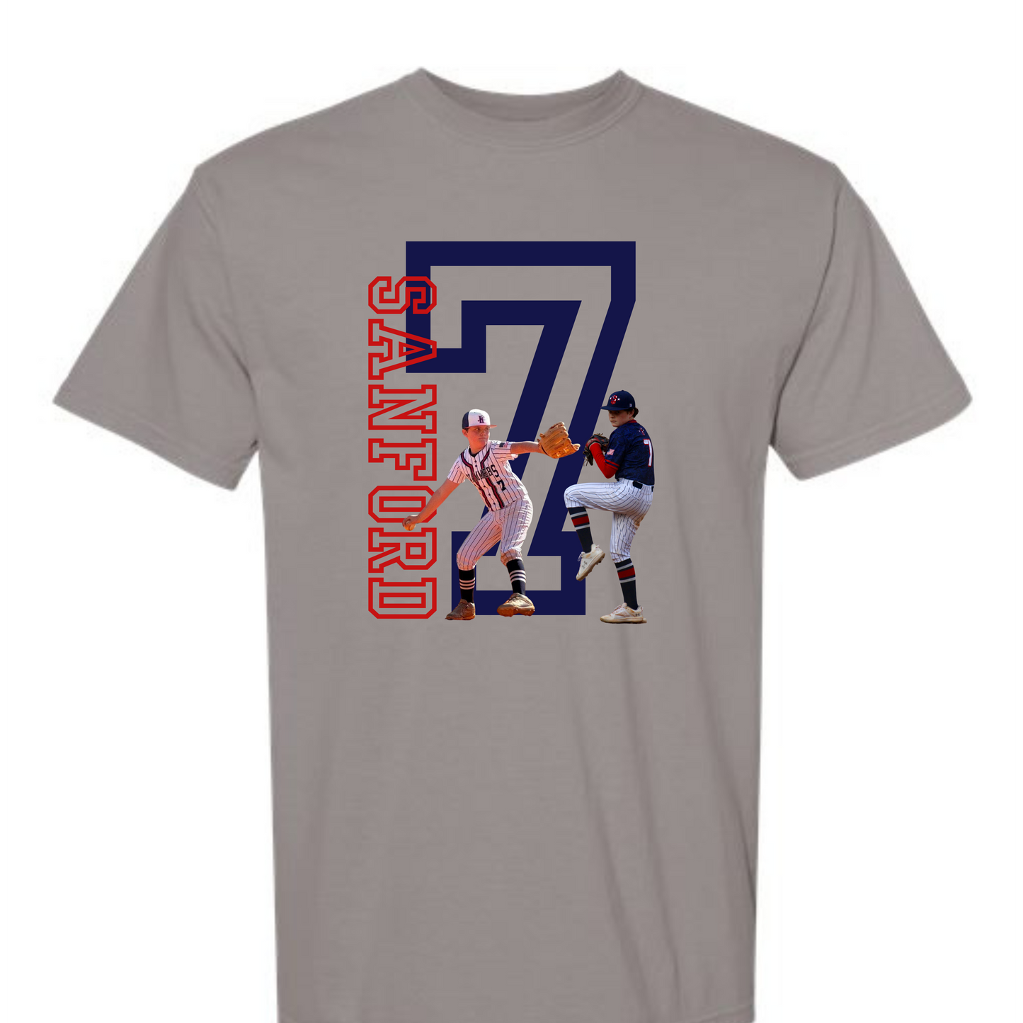 Action Shot Short Sleeve Shirt or Crewneck Hoodie