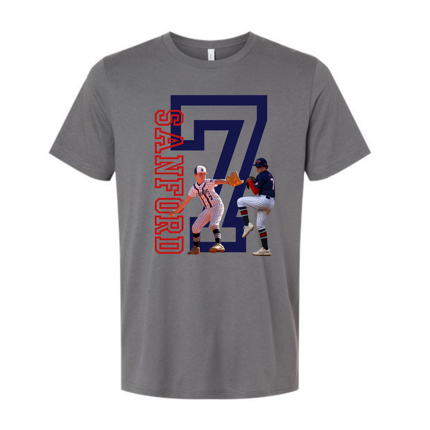 Action Shot Short Sleeve Shirt or Crewneck Hoodie