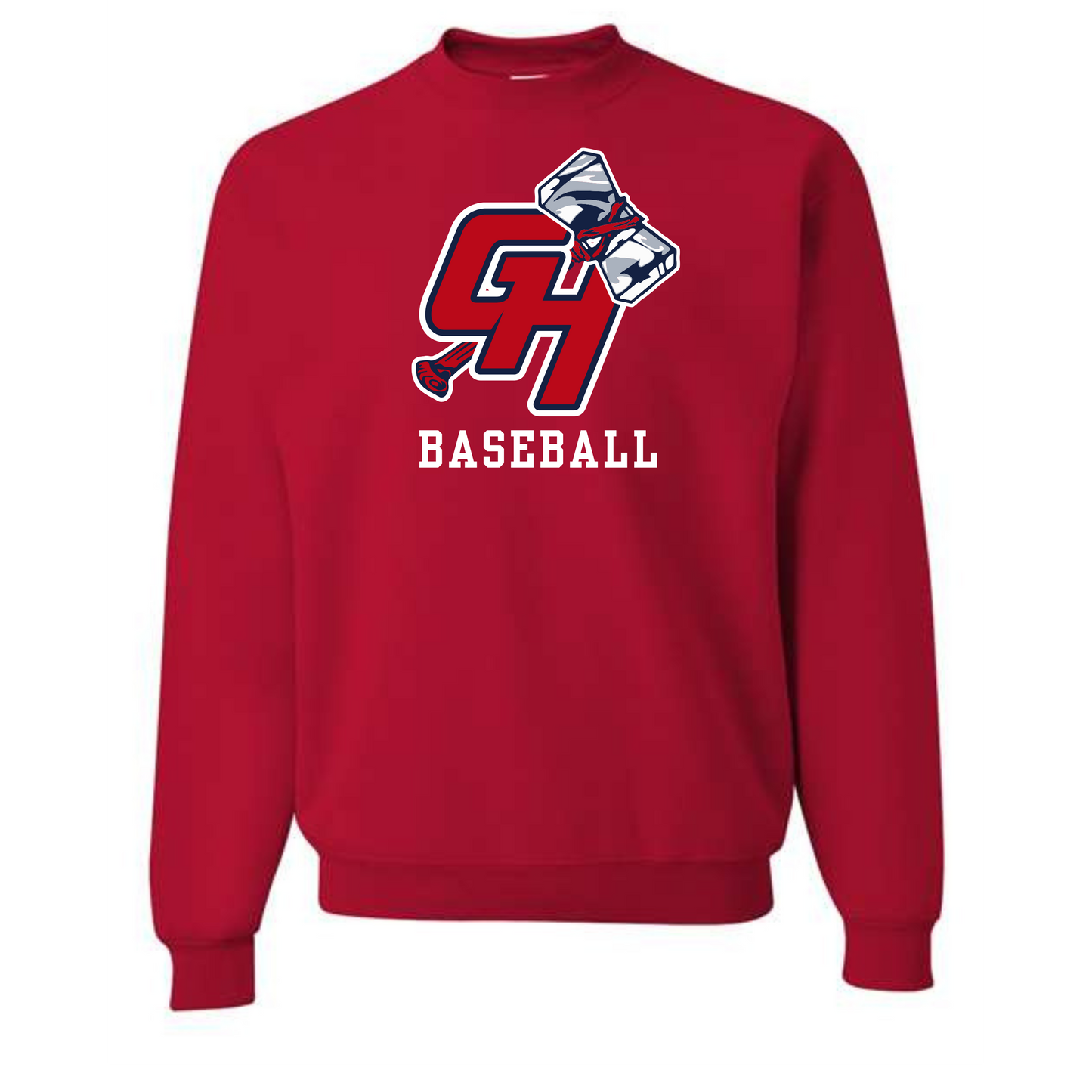 GH Baseball Cotton Blend Crewneck Sweatshirt