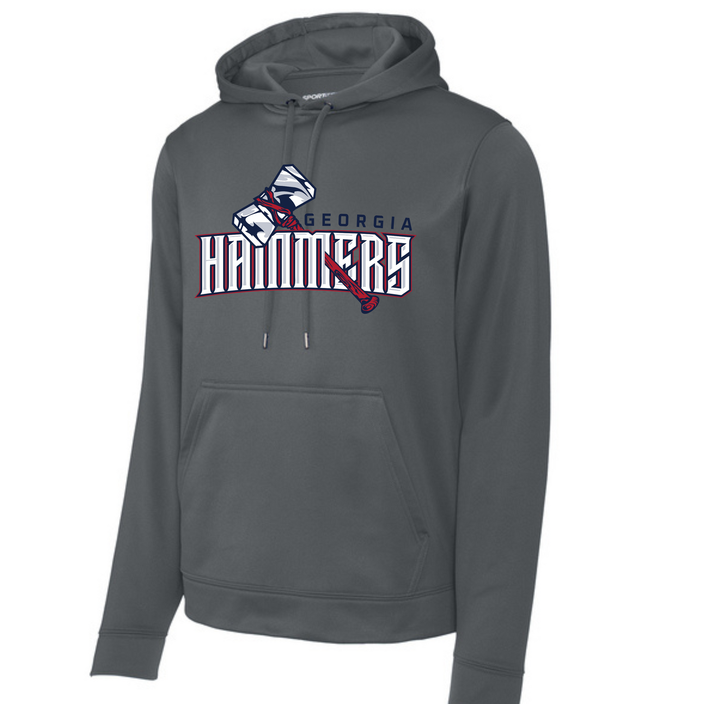 Georgia Hammers Arch Design Hoodie in Cotton Blend or DriFit