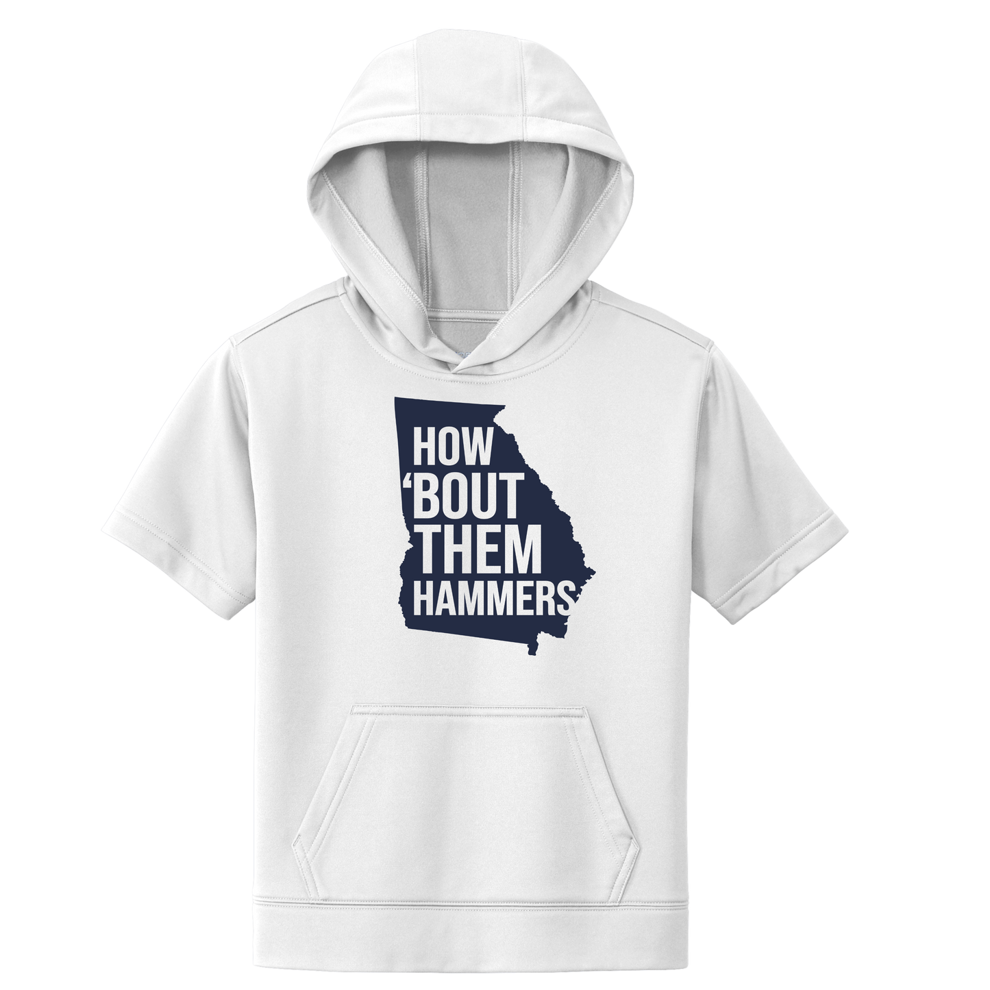 Short Sleeve Hoodie How Bout Them Hammers