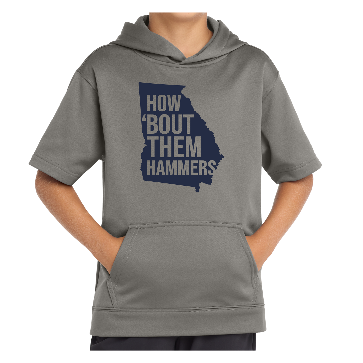 Short Sleeve Hoodie How Bout Them Hammers