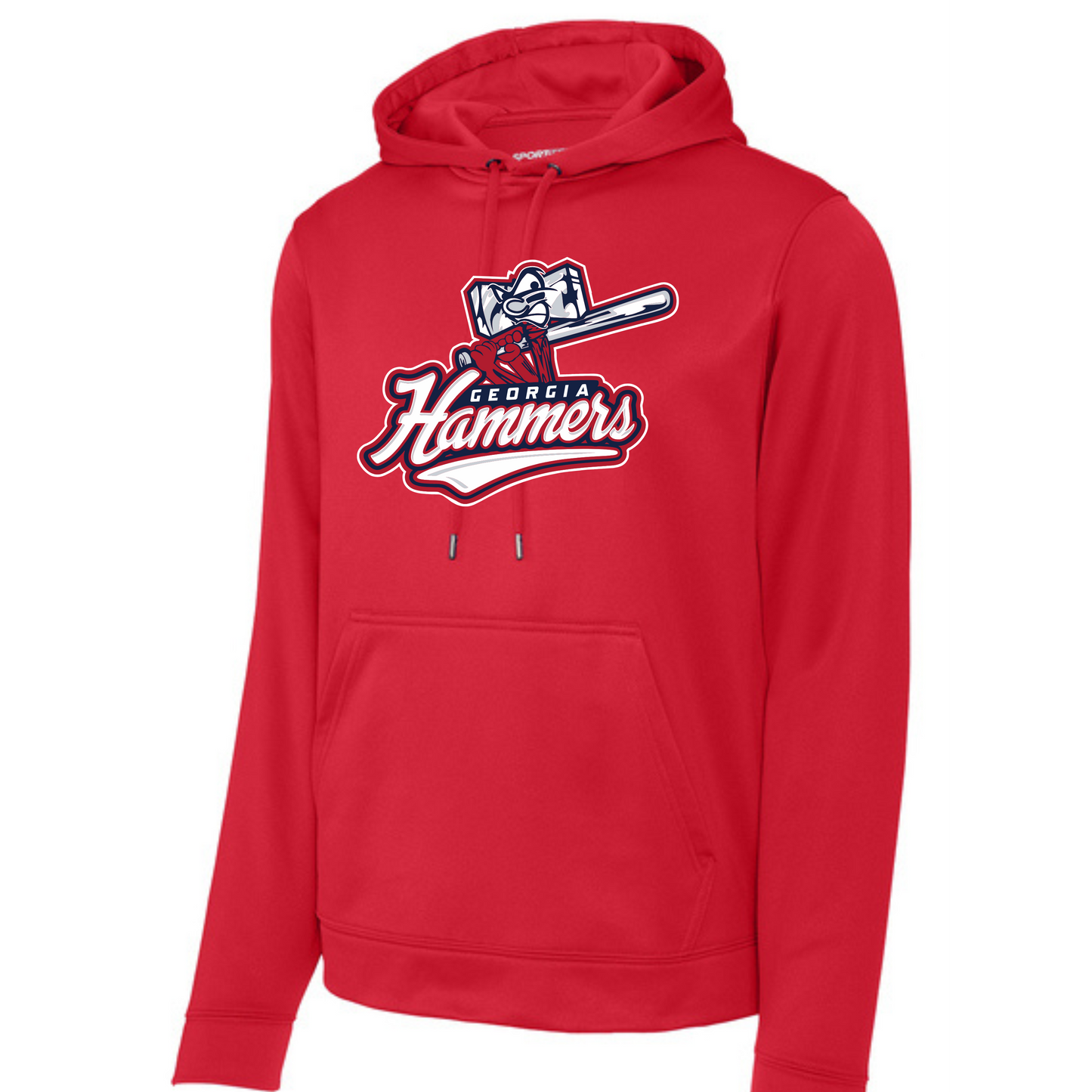 Georgia Hammers Mascot Hoodie (Cotton or Performance)