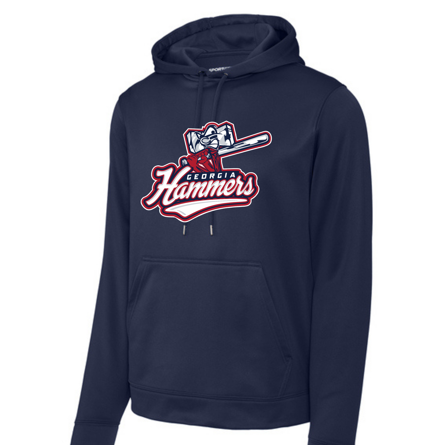 Georgia Hammers Mascot Hoodie (Cotton or Performance)