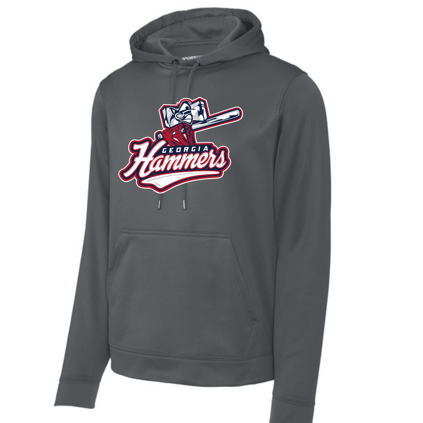 Georgia Hammers Mascot Hoodie (Cotton or Performance)