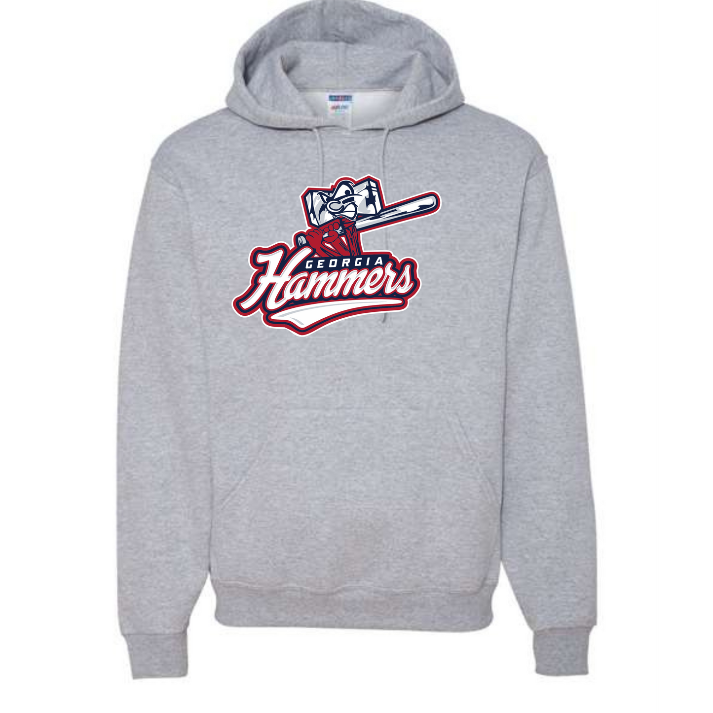 Georgia Hammers Mascot Hoodie (Cotton or Performance)