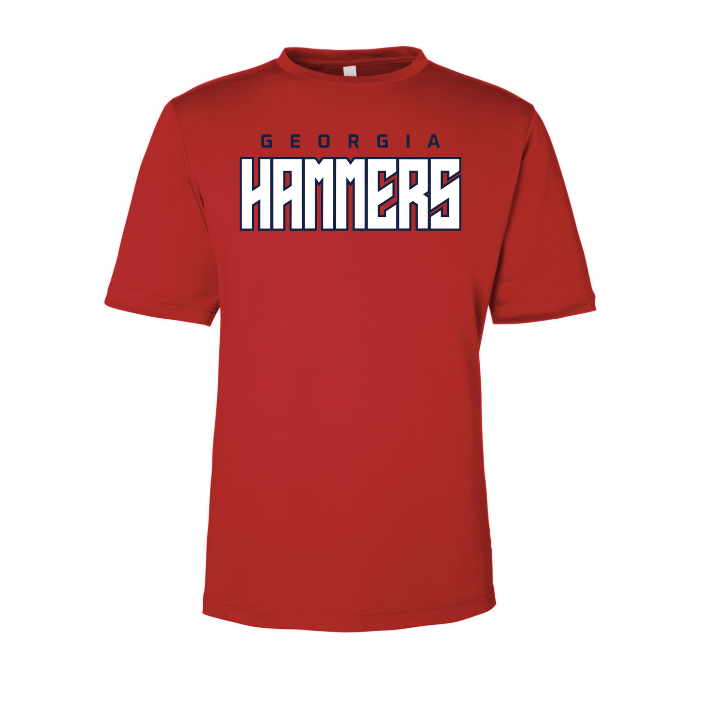 Georgia Hammers Block Outline Short Sleeve Shirt (Cotton or DriFit)