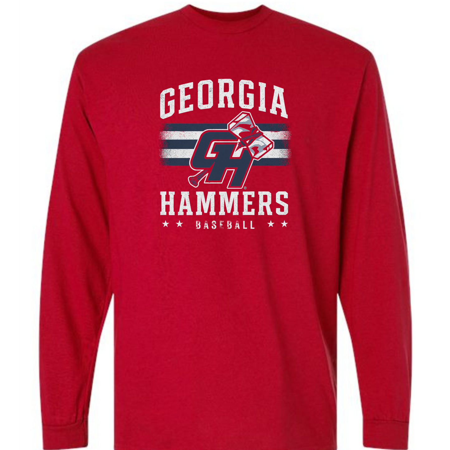 Gildan Long Sleeve Georgia Hammers Cotton Blend Shirt
