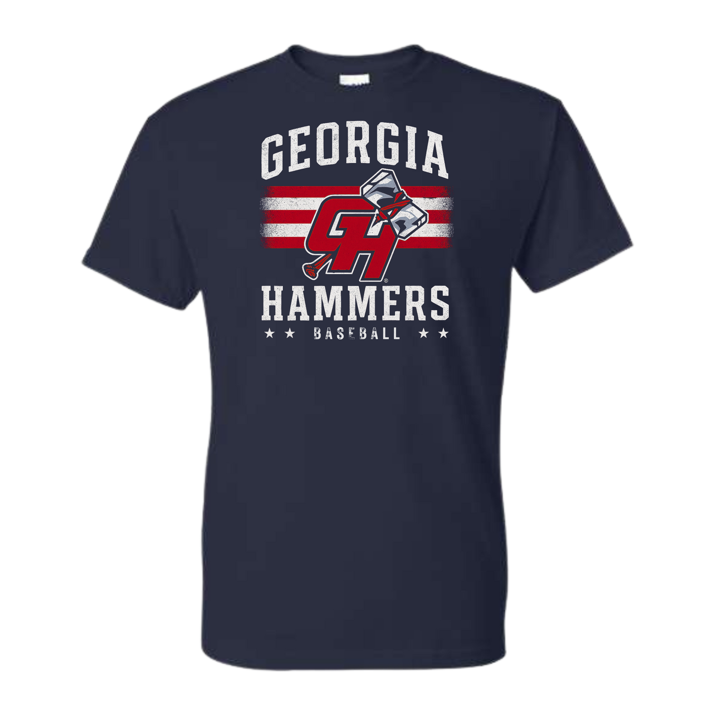 Gildan Short Sleeve Cotton Blend Georgia Hammers Shirt