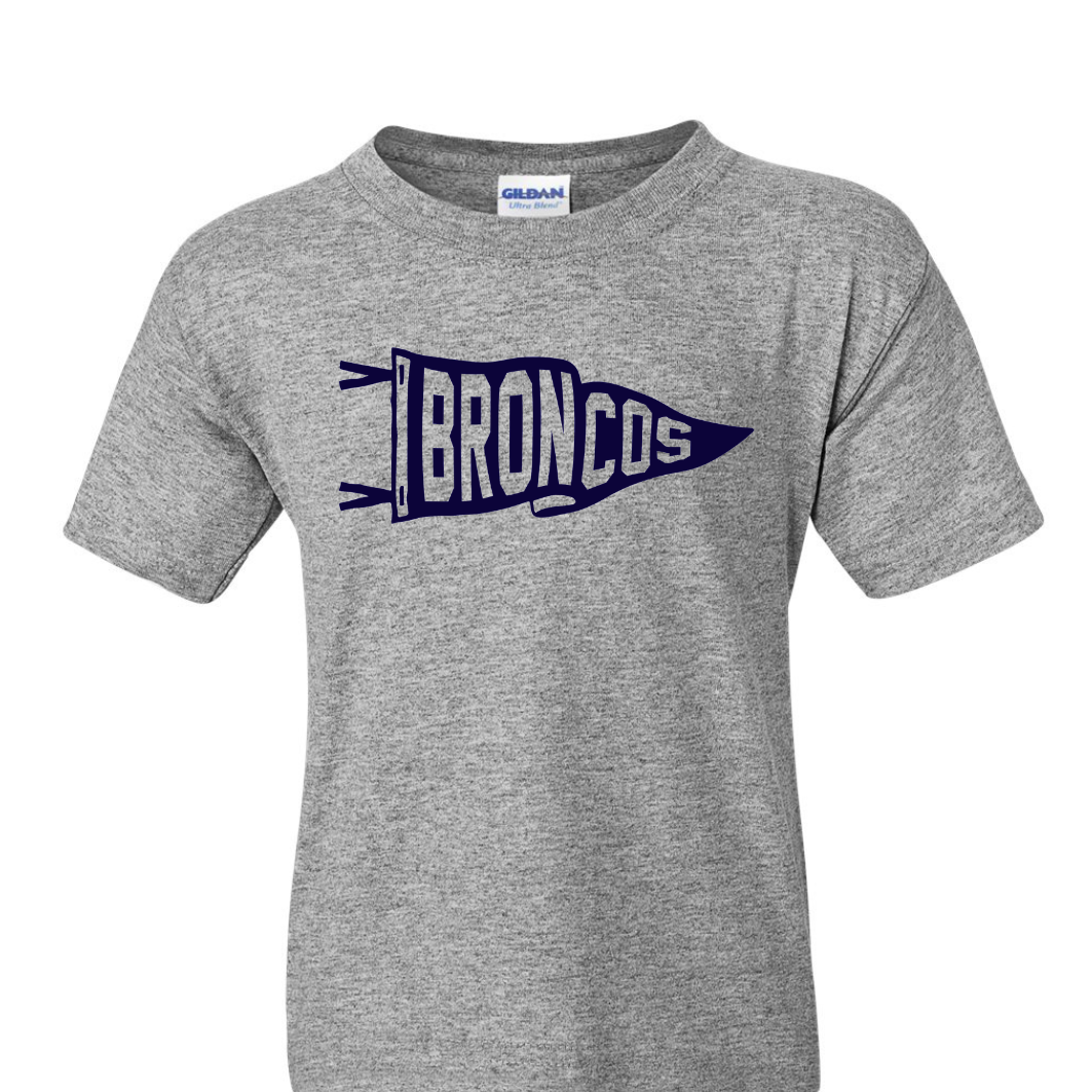 Bronco Pennant YOUTH Cotton Shirt