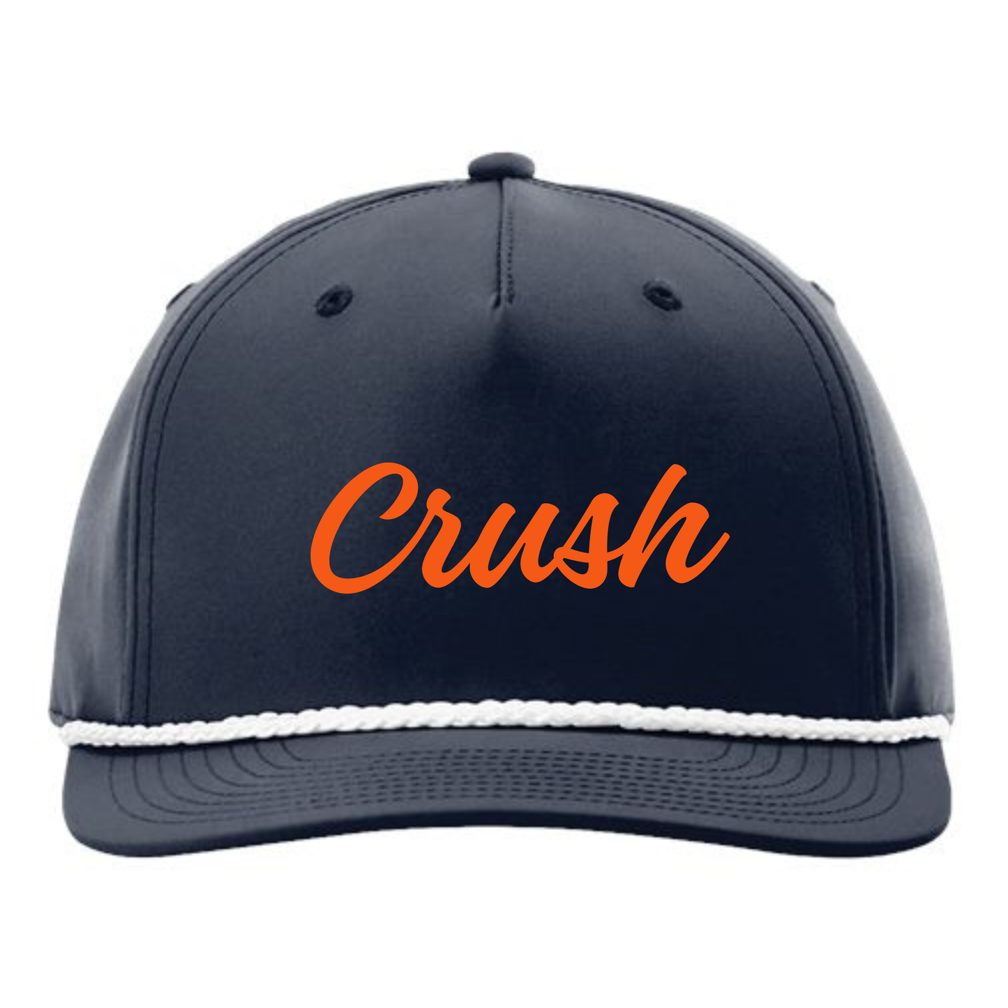 Crush Embroidered Rope Hat