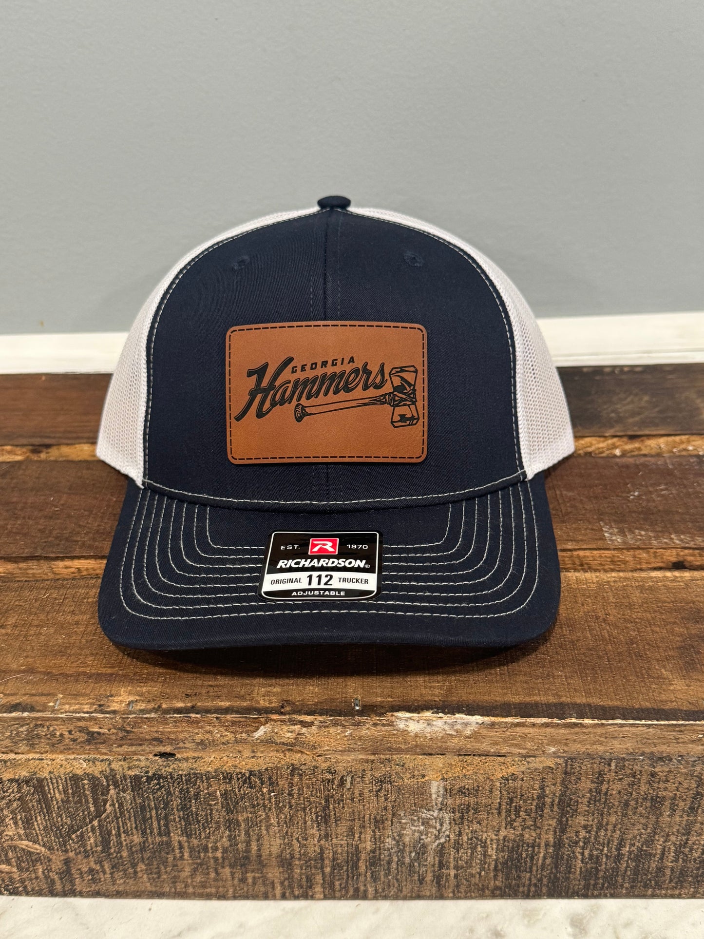 Leather Patch Hat/Ladies Foam Printed Trucker Hat