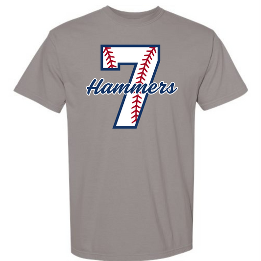 Hammers Number Design Short Sleeve Shirt or Crewneck Sweatshirt