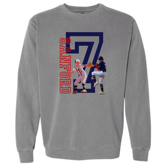 Action Shot Short Sleeve Shirt or Crewneck Hoodie