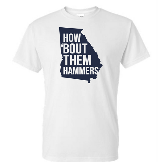 How 'Bout Them Hammers Cotton Blend Short Sleeve Shirt