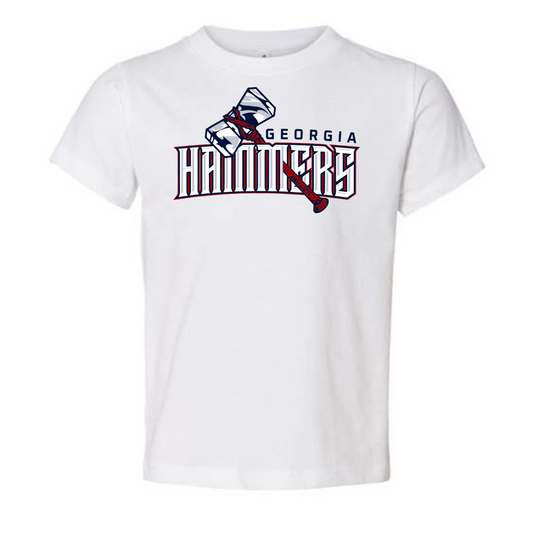Georgia Hammers Arch Design on Short Sleeve Shirt (Cotton or Performance)