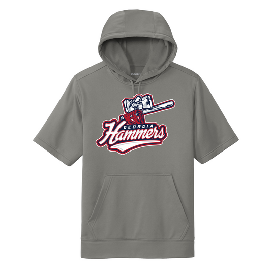 Georgia Hammers Mascot Short Sleeve Hooded Pullover