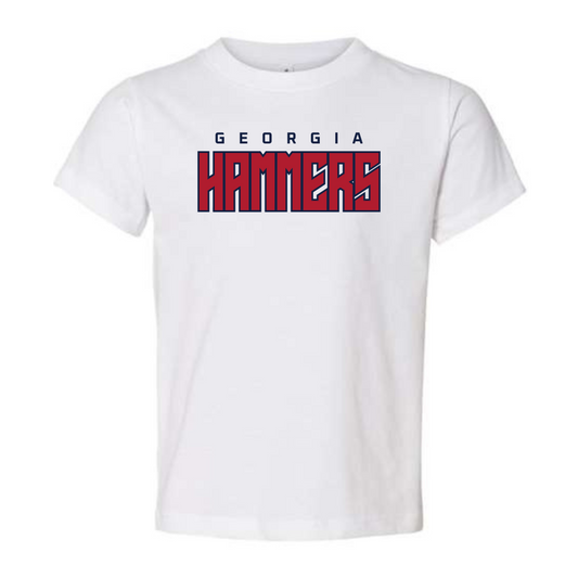 Georgia Hammers Block Outline Short Sleeve Shirt (Cotton or DriFit)