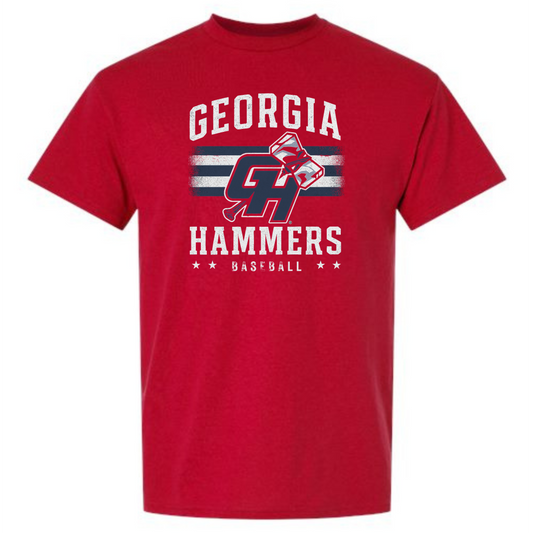 Gildan Short Sleeve Cotton Blend Georgia Hammers Shirt