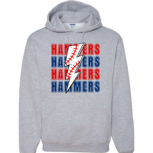 Hammers lightening sweatshirts and hoodie