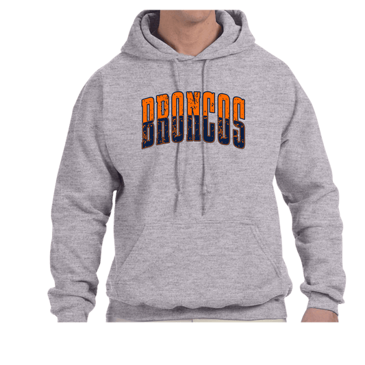 Block Bronco Adult Cotton Blend Hoodie