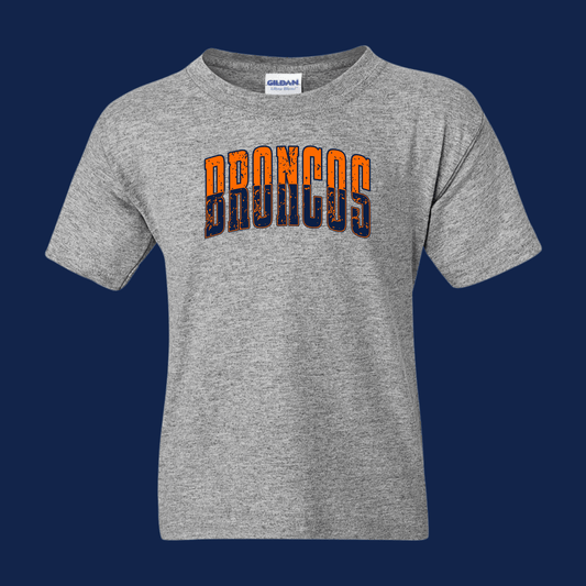 Block Bronco YOUTH Short Sleeve Cotton Blend Shirt