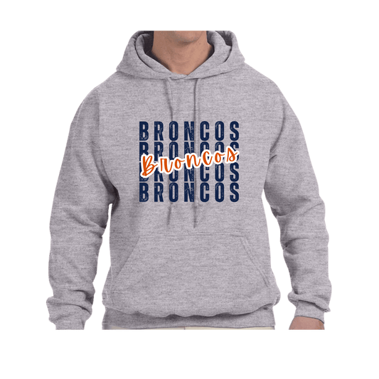 Broncos Broncos Broncos Adult Hoodie