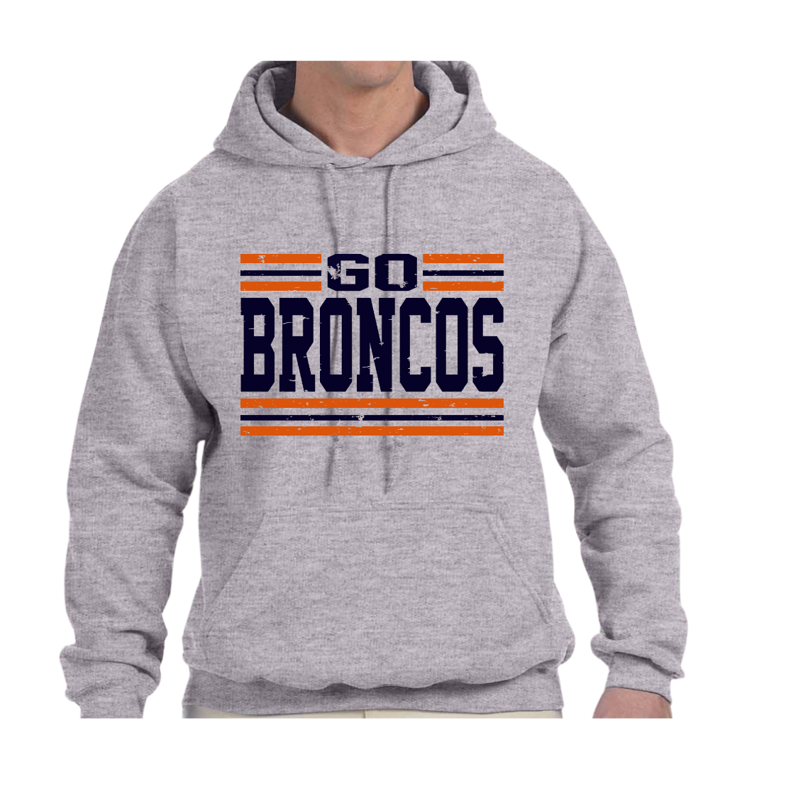 Go Broncos GIldan Hoodie