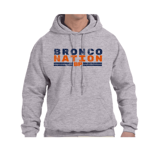 Gildan Adult Cotton Blend Bronco Nation Hoodie