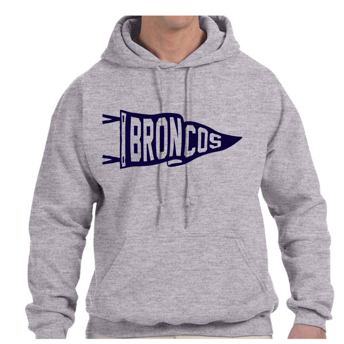 Go Broncos GIldan Hoodie