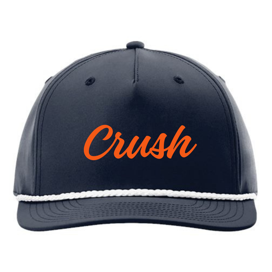 Crush Embroidered Rope Hat