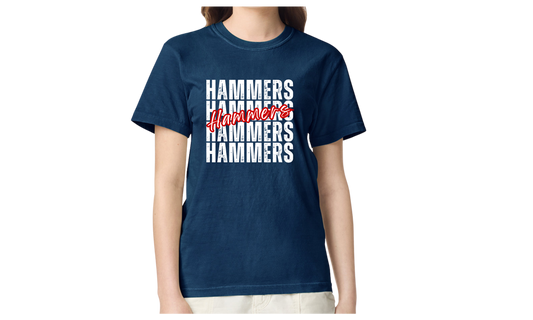Hammers Stacked Navy Shirt