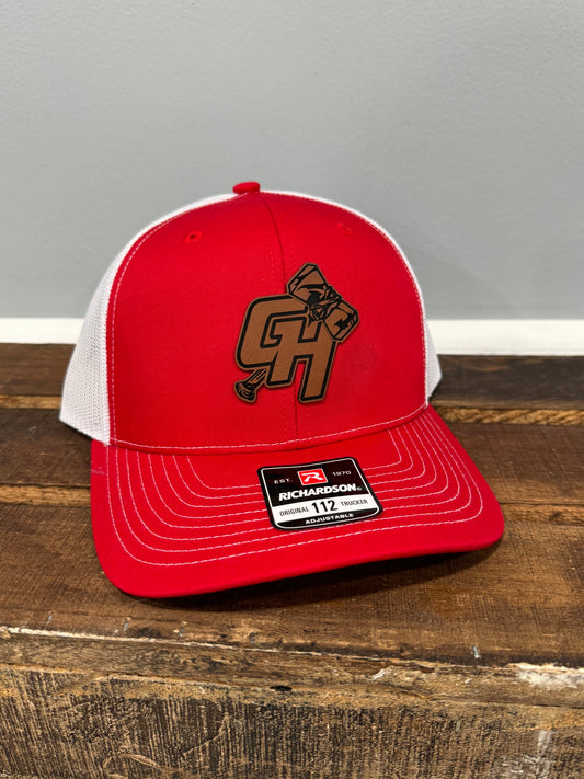 Leather Patch Hat/Ladies Foam Printed Trucker Hat