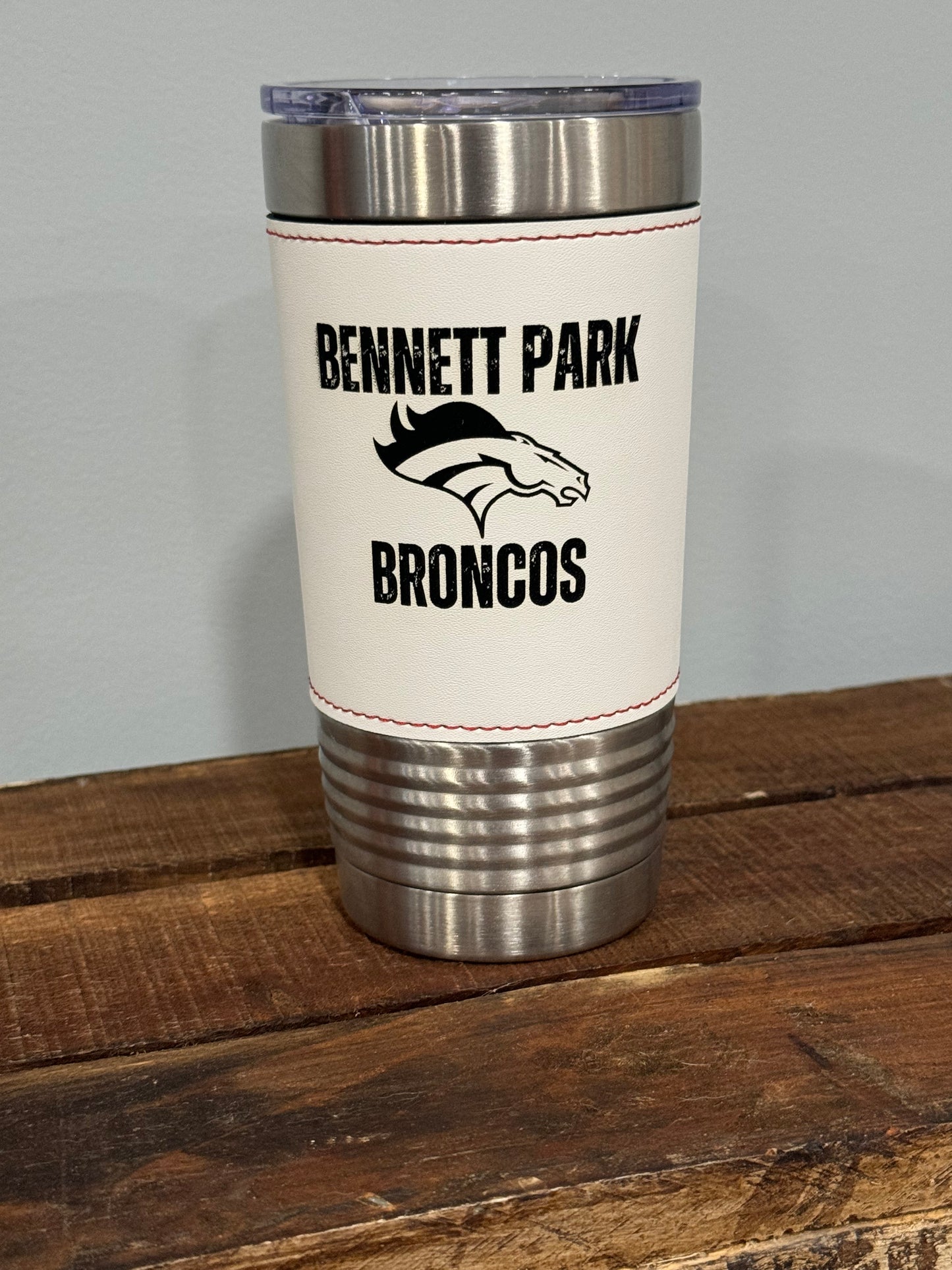 Baseball Leatherette Tumbler 20 oz